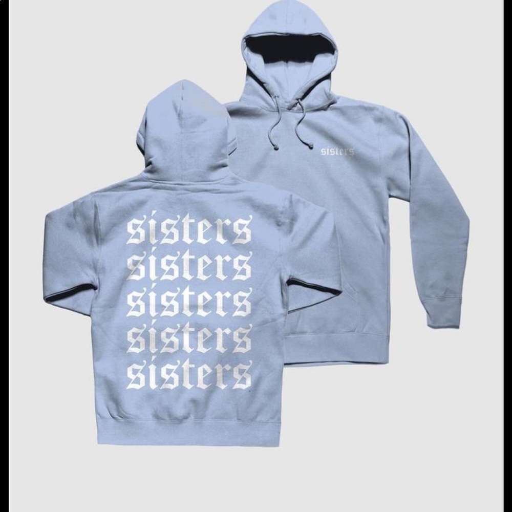 Cute light blue sweater from James Charles